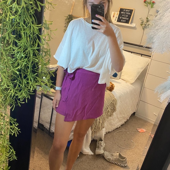 NWT Magenta Envelope Skort - Picture 6 of 6